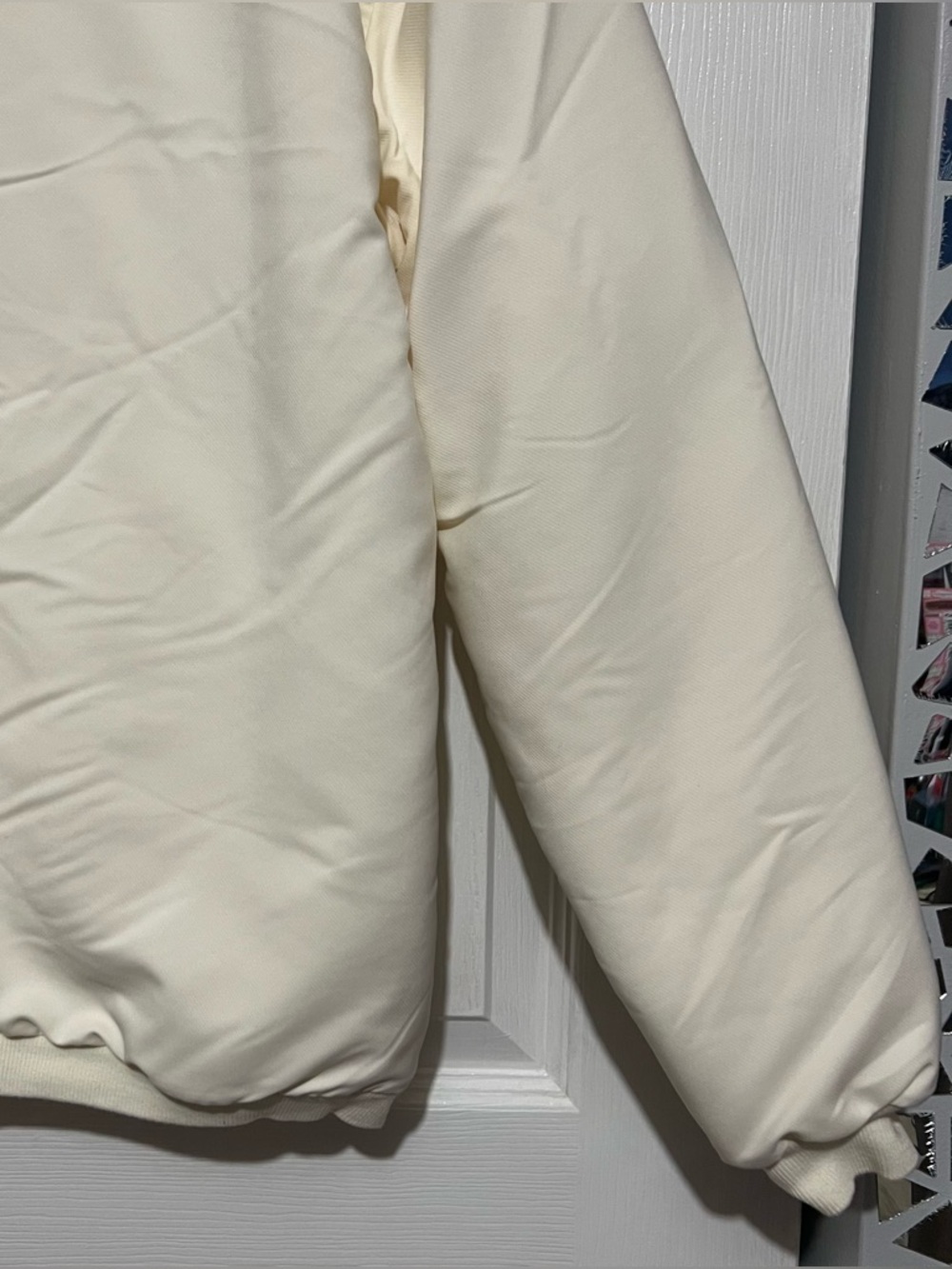 💗 Gymshark x Whitney Simmons - Women's Cream Reversible Bomber Jacket - Picture 11 of 11